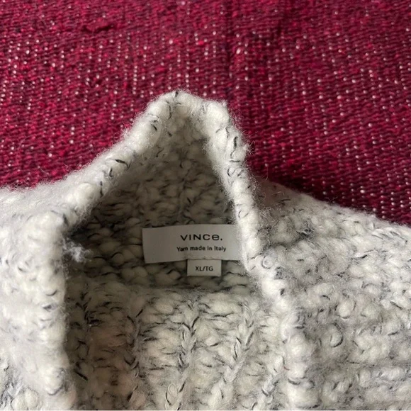 Vince Cropped Wool Cashmere Blend Sweater - Picture 6 of 8